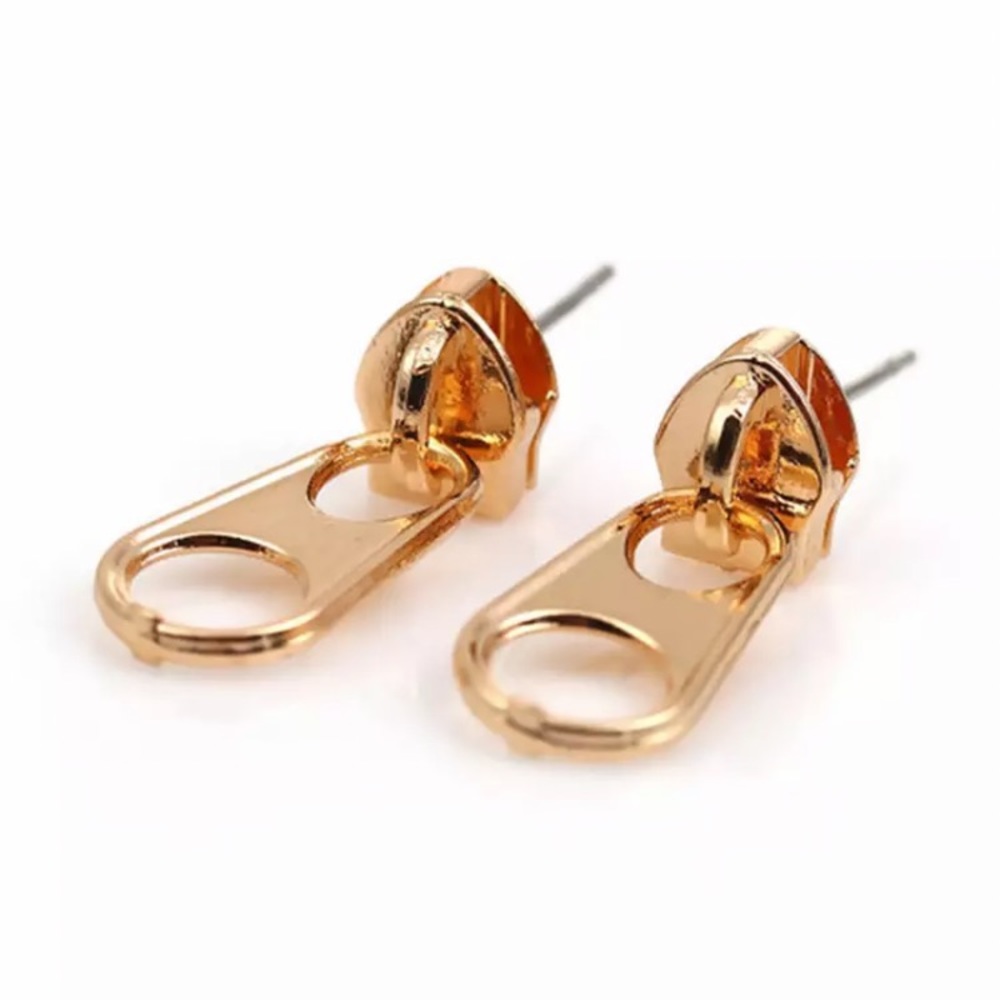 ⚜️𝟯𝟬%𝗢𝗙𝗙 𝗯𝘂𝗻𝗱𝗹𝗲𝘀 𝟯+⚜️ NEW Zipper Simple Drop Earrings - Picture 6 of 16